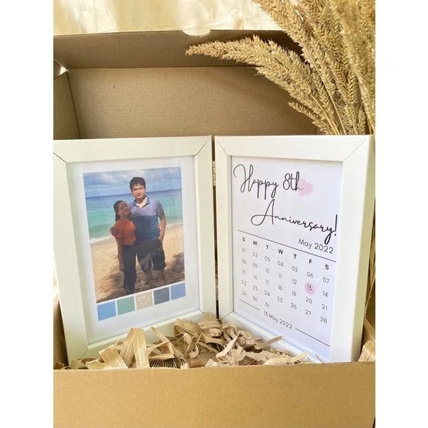 Customized Double Glass Photo Frame