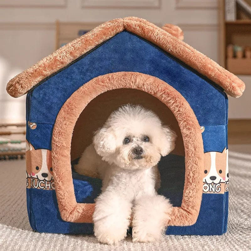 Dog/Cat  Bed - Blue Corgis