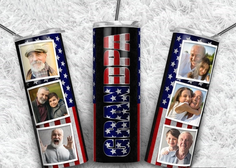 Patriot Grandpa- Personalized Father's Day Gift