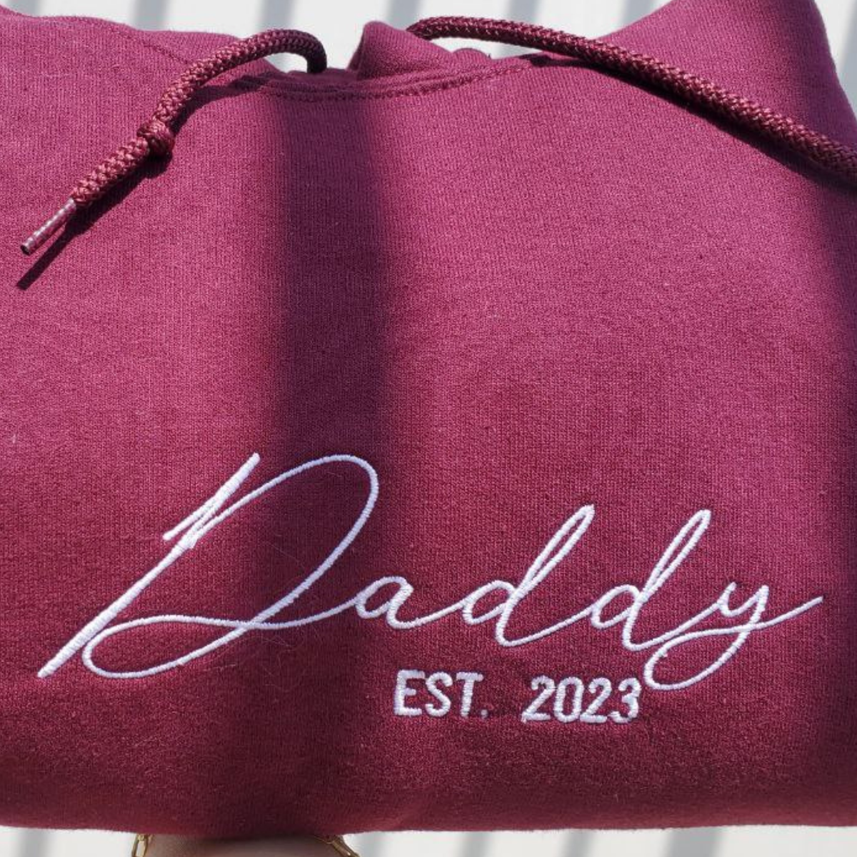 Daddy EST 2023 Crewneck Embroidered