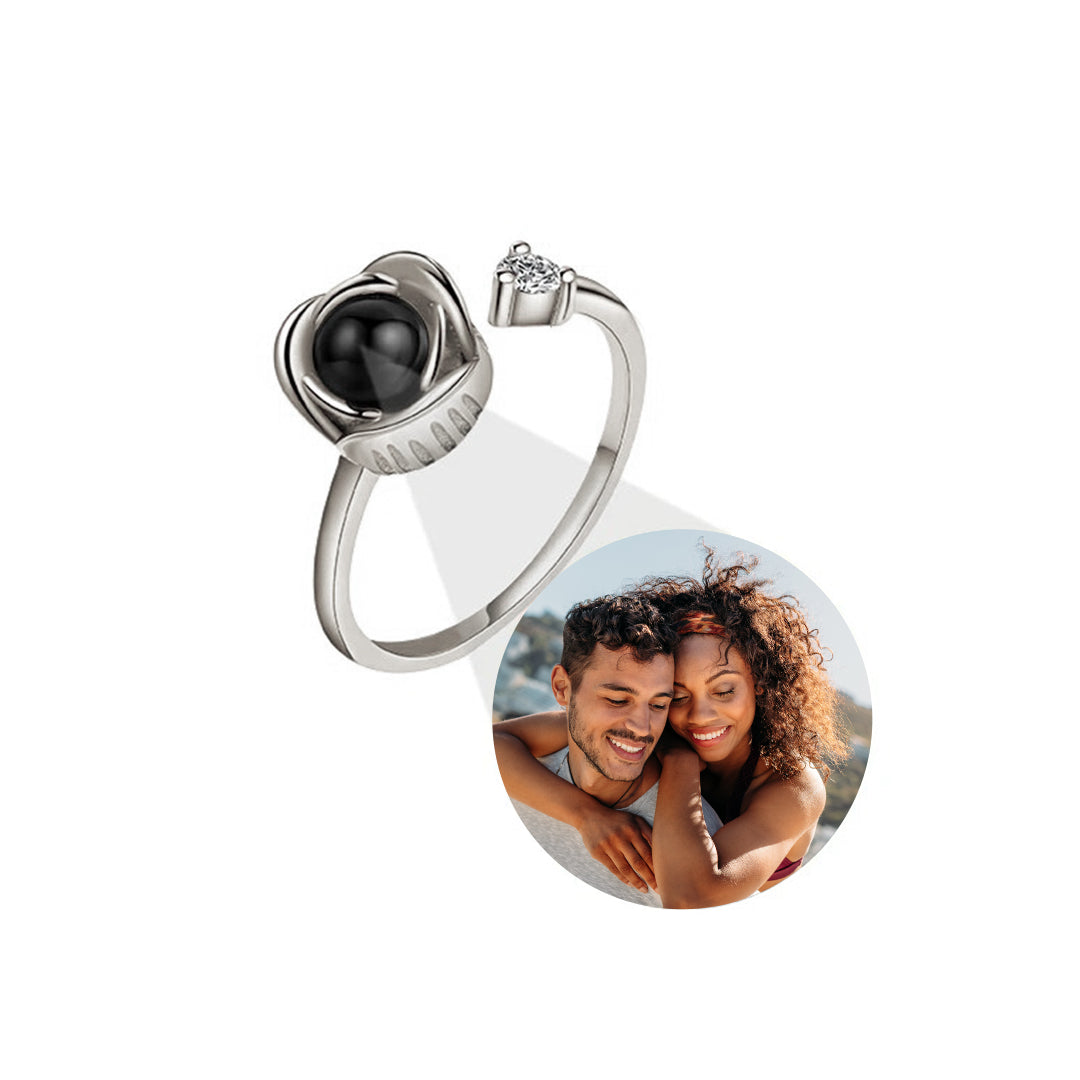 Personalized Photo Ring - To my loved Ones