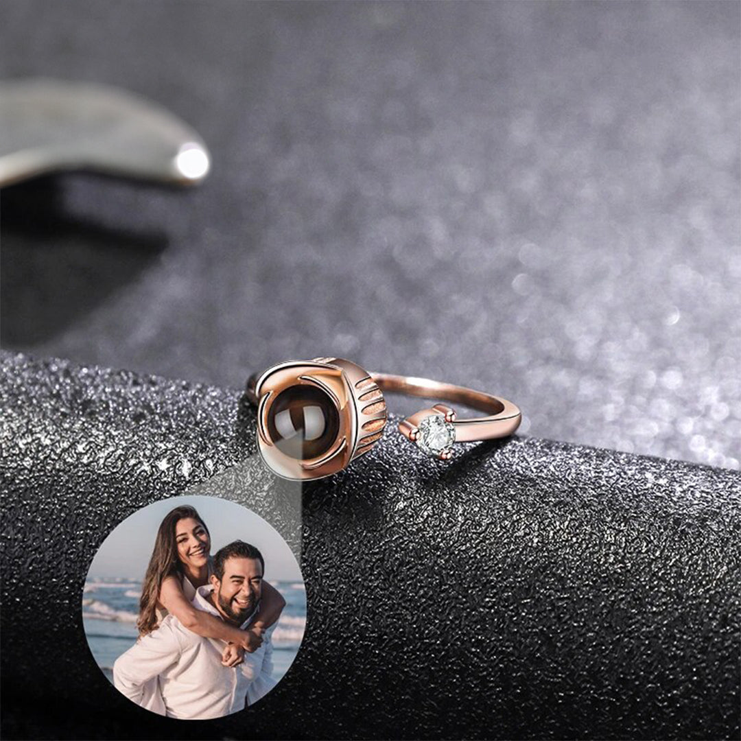 Personalized Photo Ring - To my loved Ones