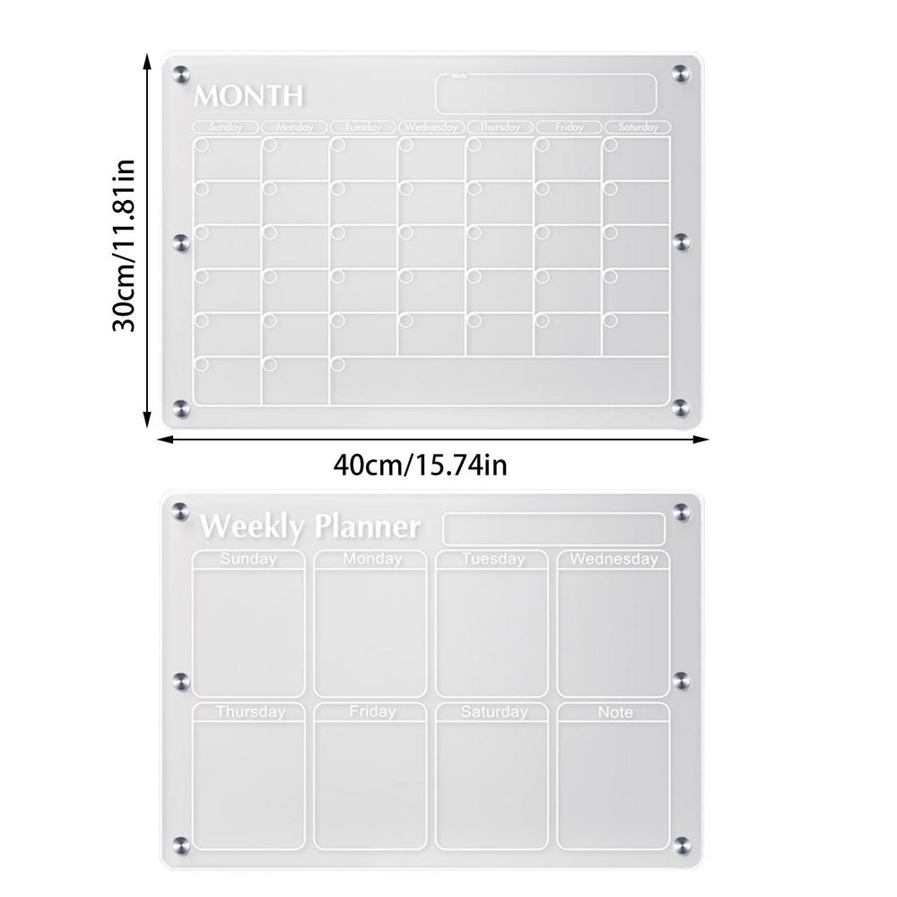 Magnetic Fridge Calendar