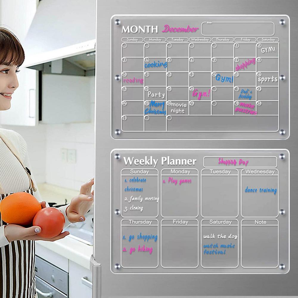 Magnetic Fridge Calendar