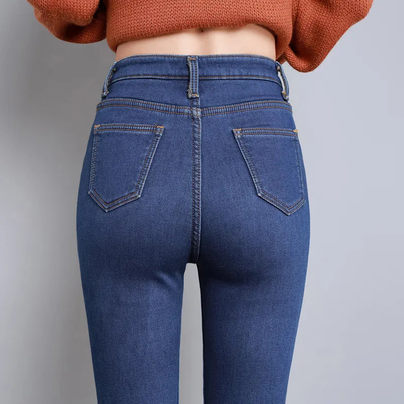 RosLily™️ Plus Velvet Style Skinny Jeans