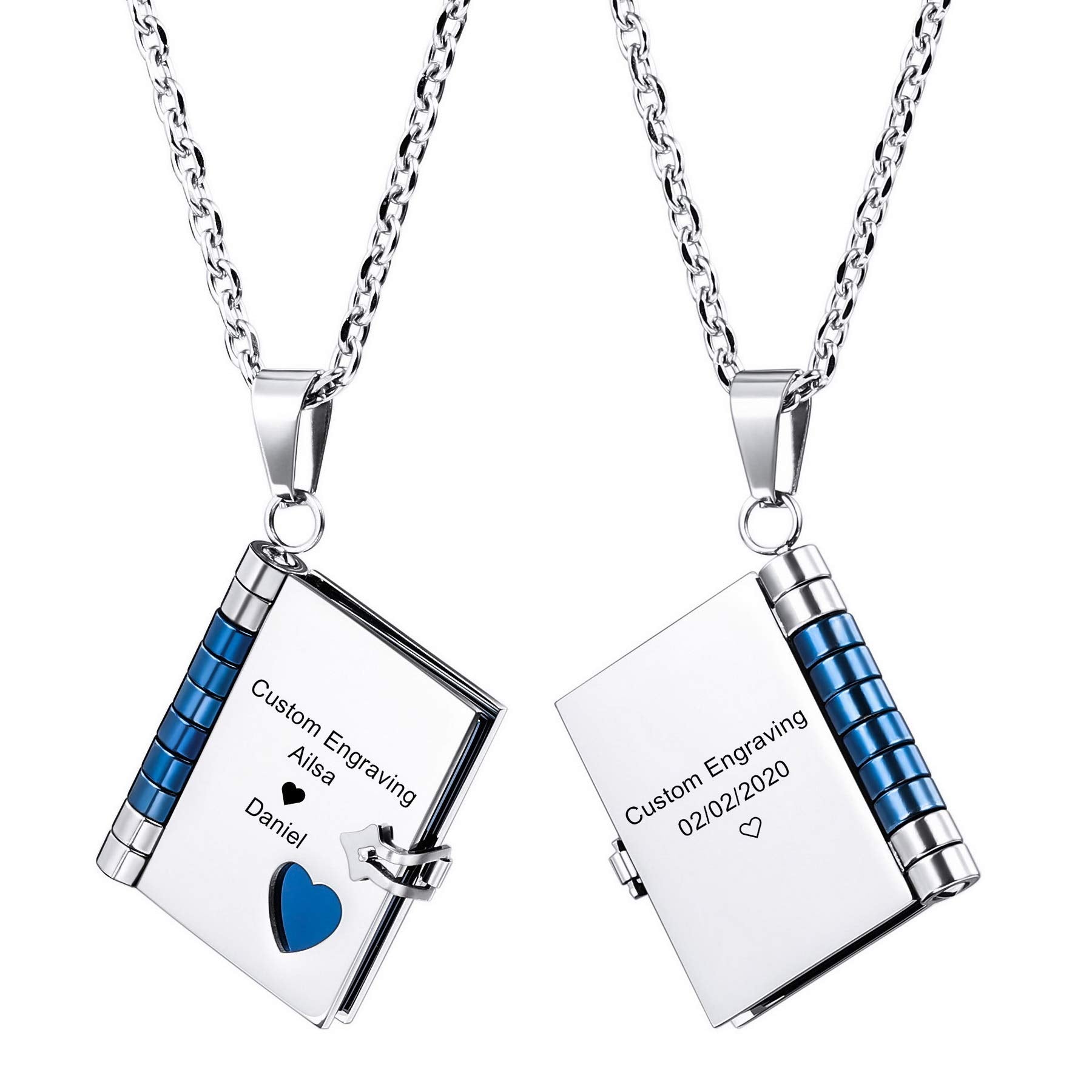 🔥Book Necklace - Any Message Inside