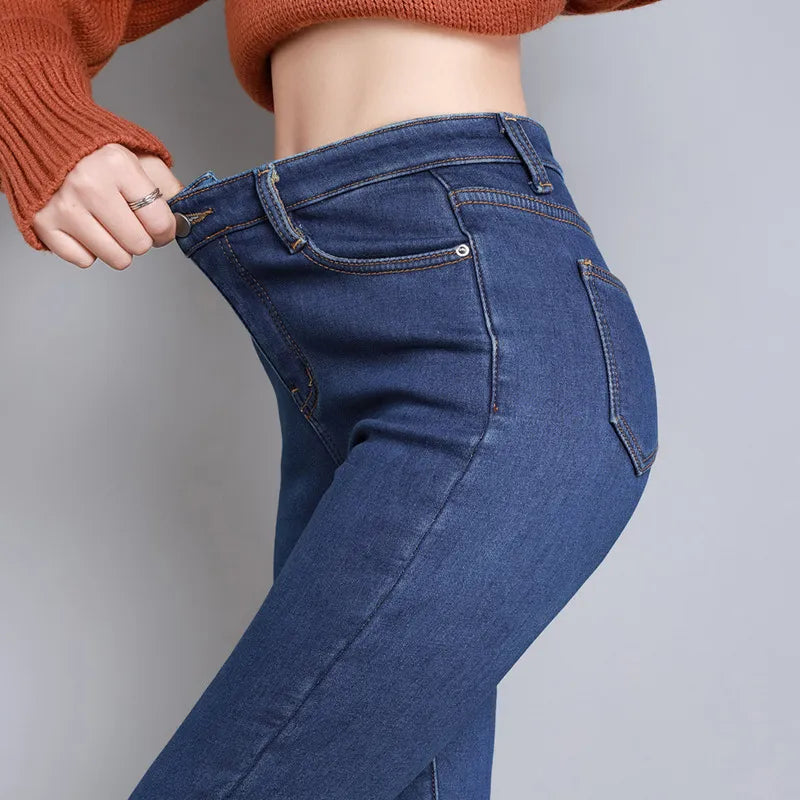 RosLily™️ Plus Velvet Style Skinny Jeans