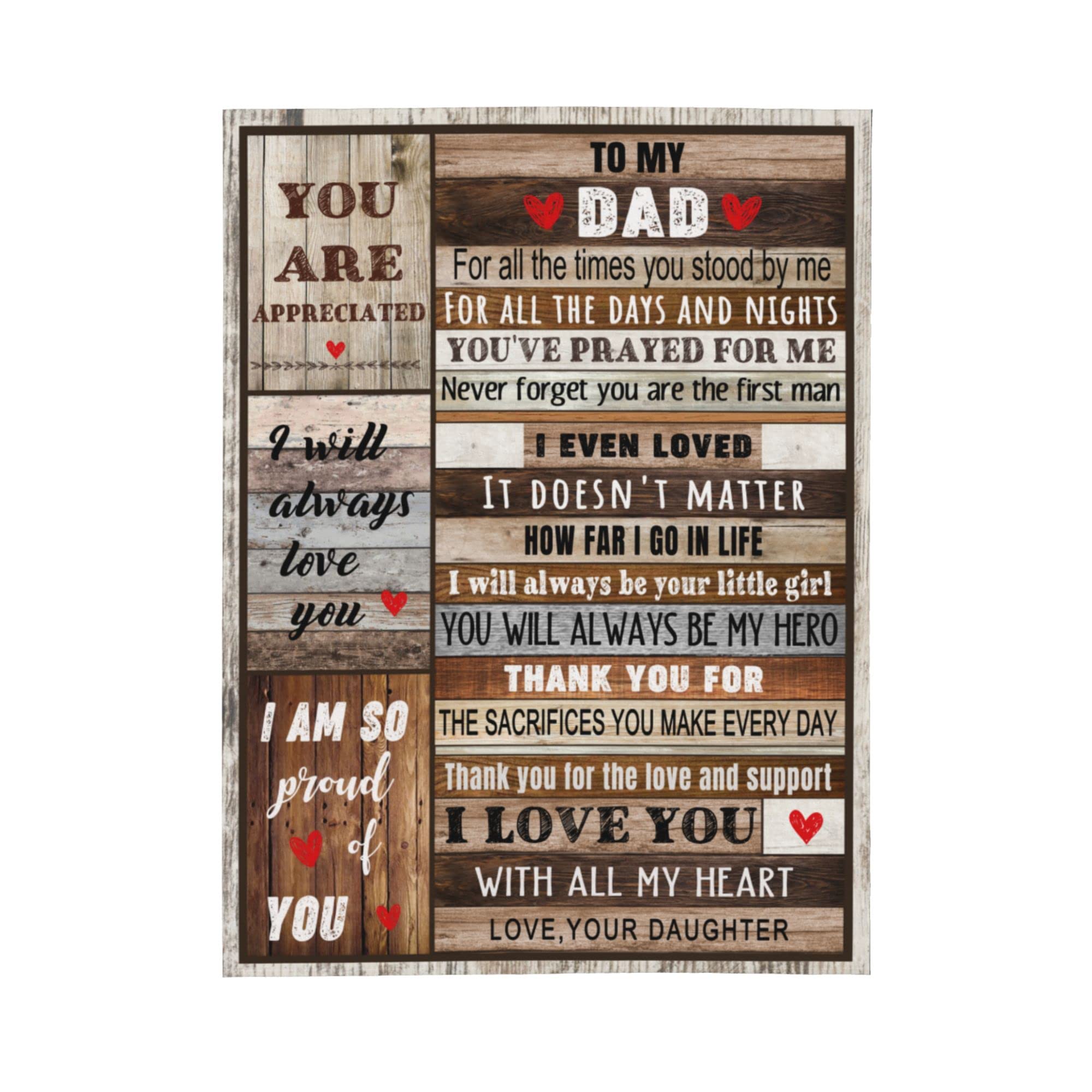 💖For Dad Blanket👨To My Dad Blanket Gifts For Dad Grandpa