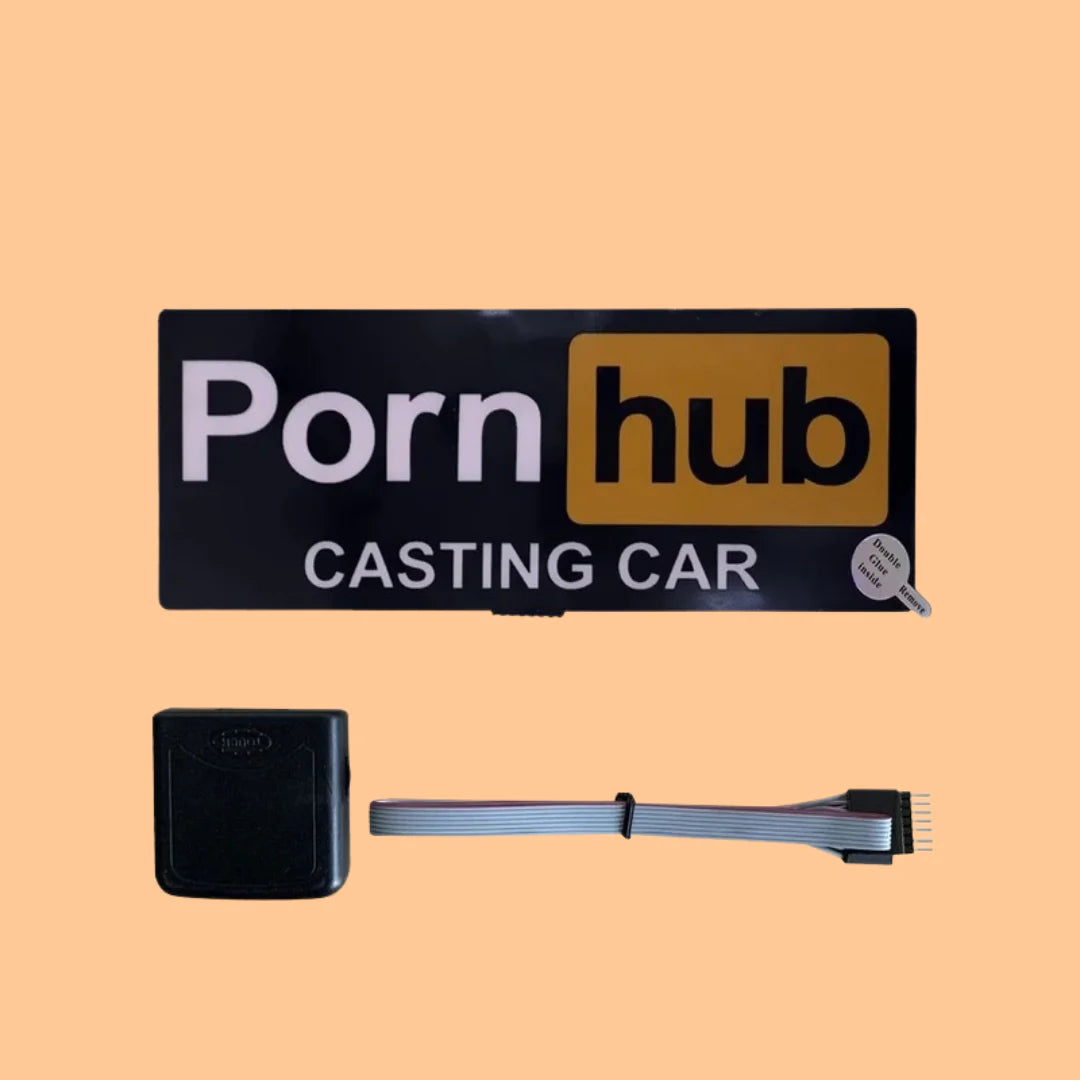 Porn Hub Casting Car - LED Sticker