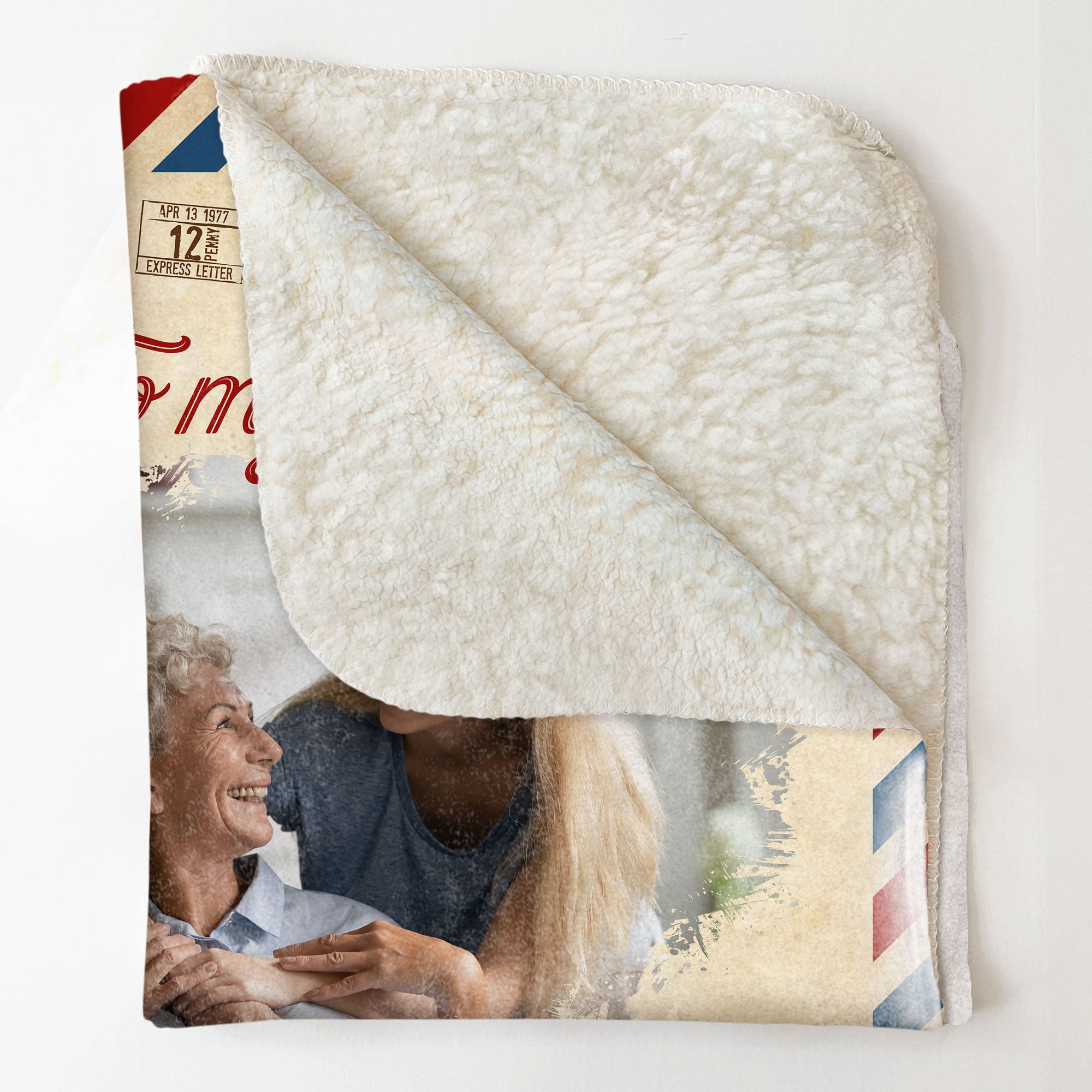 We Love You - Personalized Photo Blanket