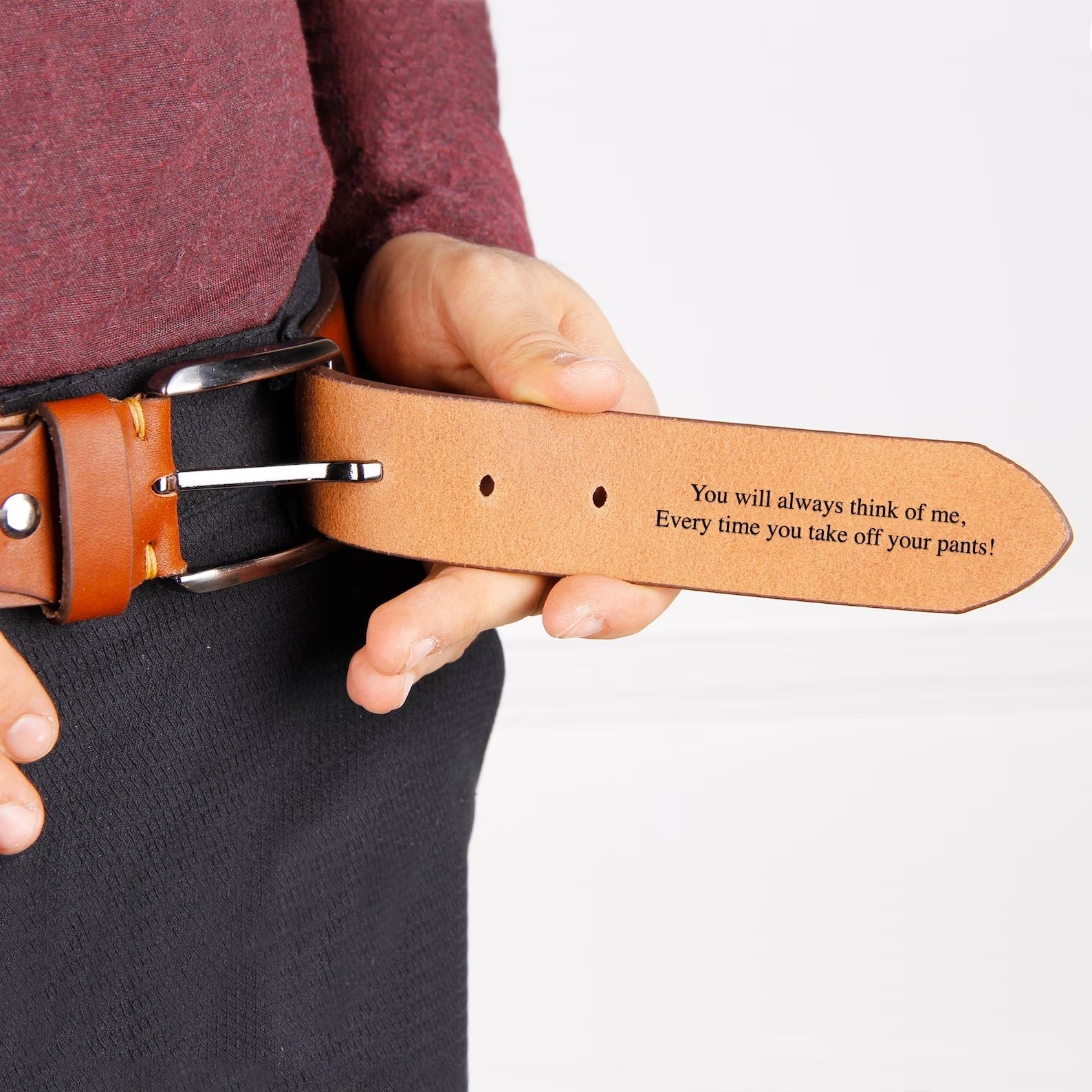 50% OFF⭐️A Custom Belt That Can Stop Men From Cheating😄 For BF/HUSBAND