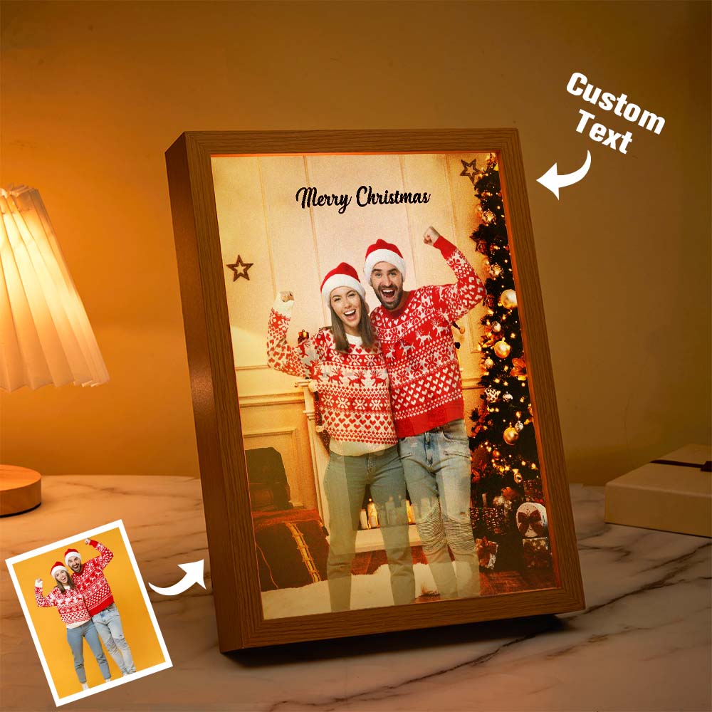 Custom Photo Lamp Personalized Text Light Love Gifts for Her