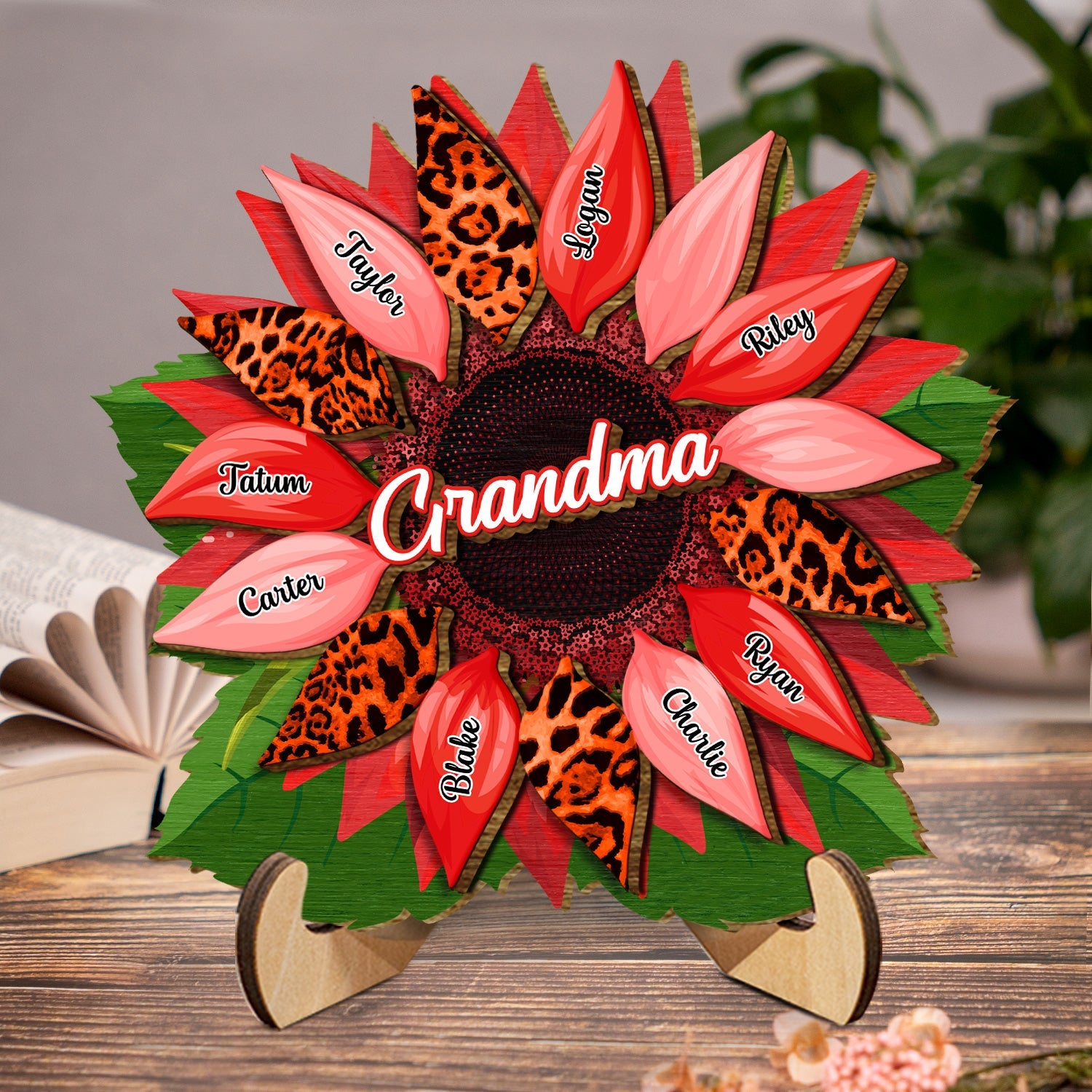 Nana, Mom, Auntie Family Sunflower - Birthday, Loving Gift For Mother, Grandma, Grandmother