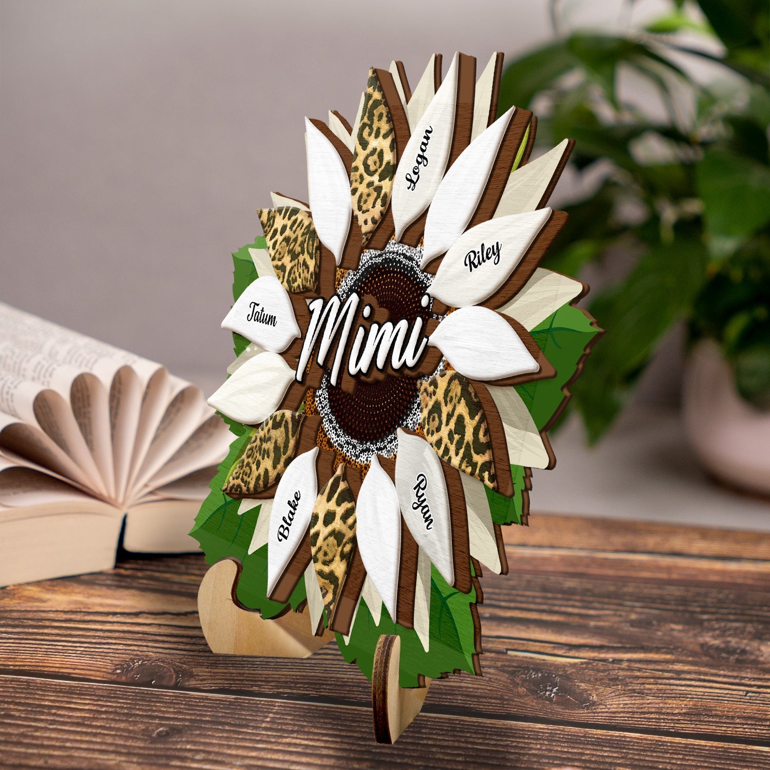 Nana, Mom, Auntie Family Sunflower - Birthday, Loving Gift For Mother, Grandma, Grandmother