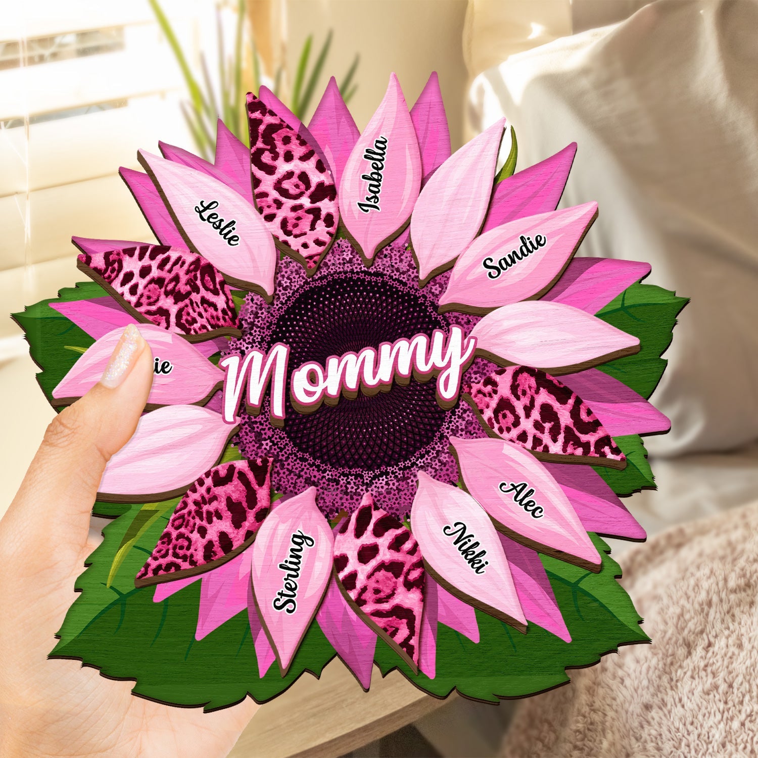 Nana, Mom, Auntie Family Sunflower - Birthday, Loving Gift For Mother, Grandma, Grandmother