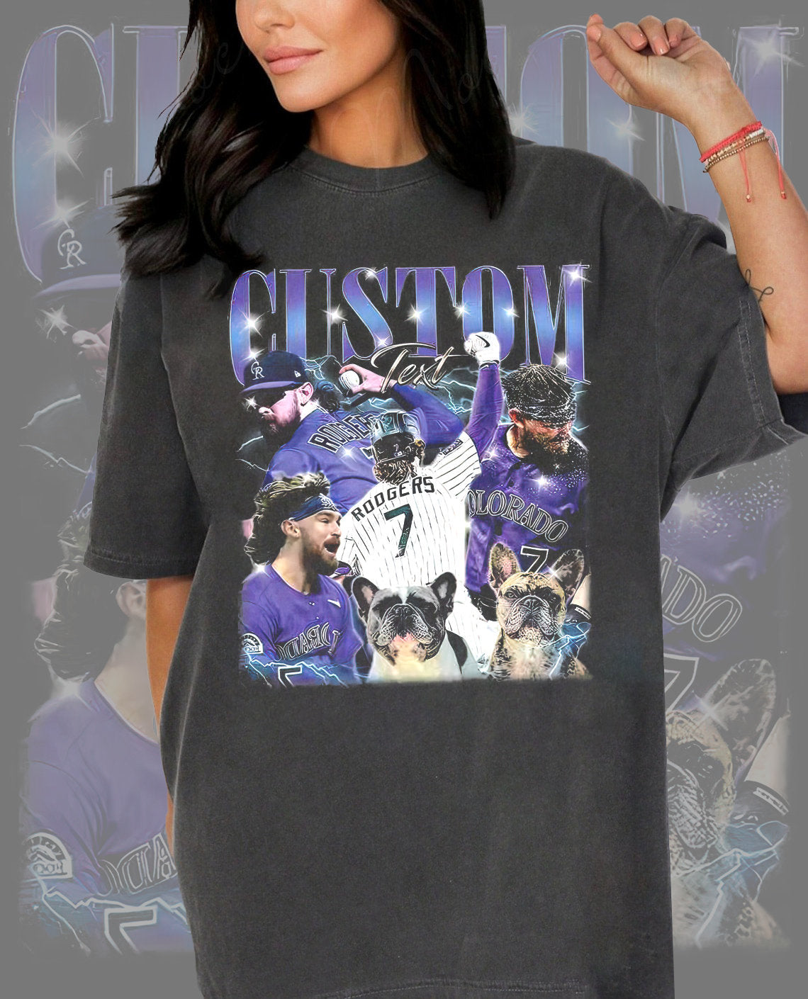 Custom 90s Vintage Bootleg Shirt, Custom Photo, Custom Bootleg Rap Tee