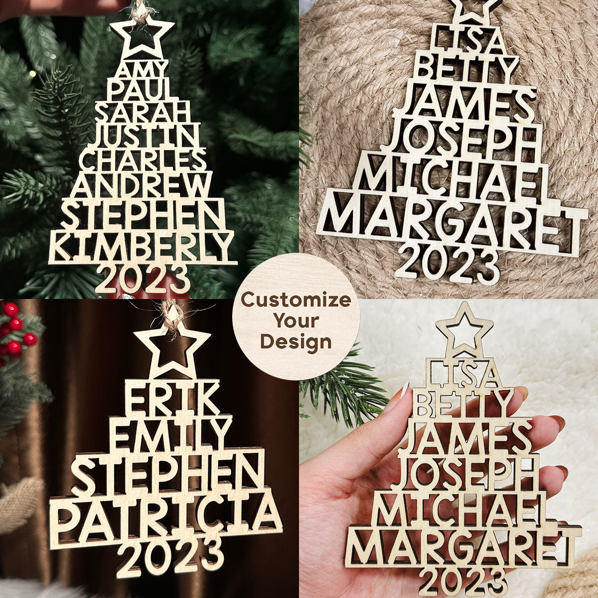 ❄️🎁The Best Part Of Christmas - Family Personalized Custom Ornament - Wood Custom Shaped - Christmas Gift For Family Members