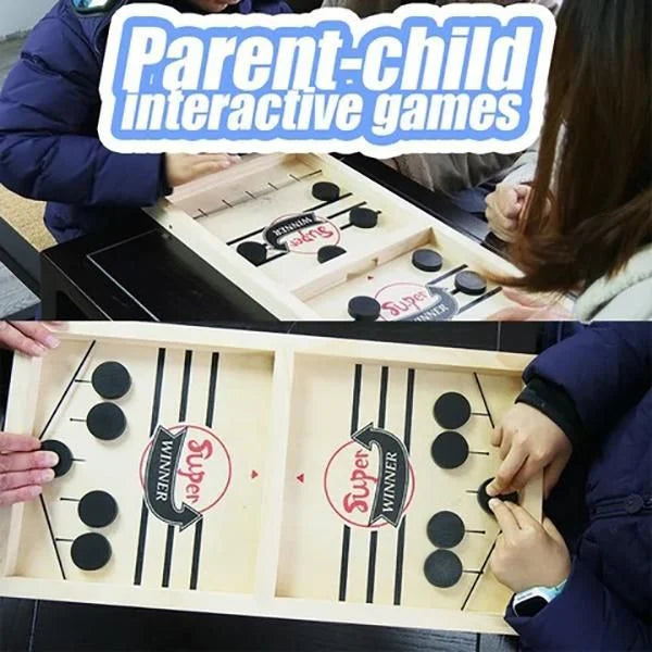 Best Interactive Game Ever - Fast Sling Puck Game - Christmas Gift For Family, Friends, Children(Buy 2 Free Shipping)