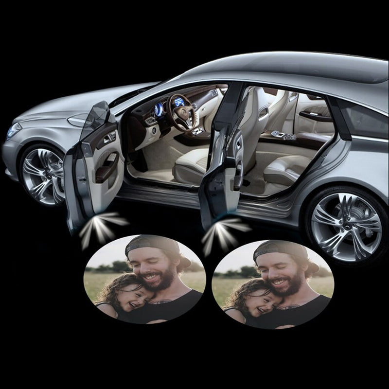 🚗Custom Car Door Light,Personalized Photo,Door Light Projector