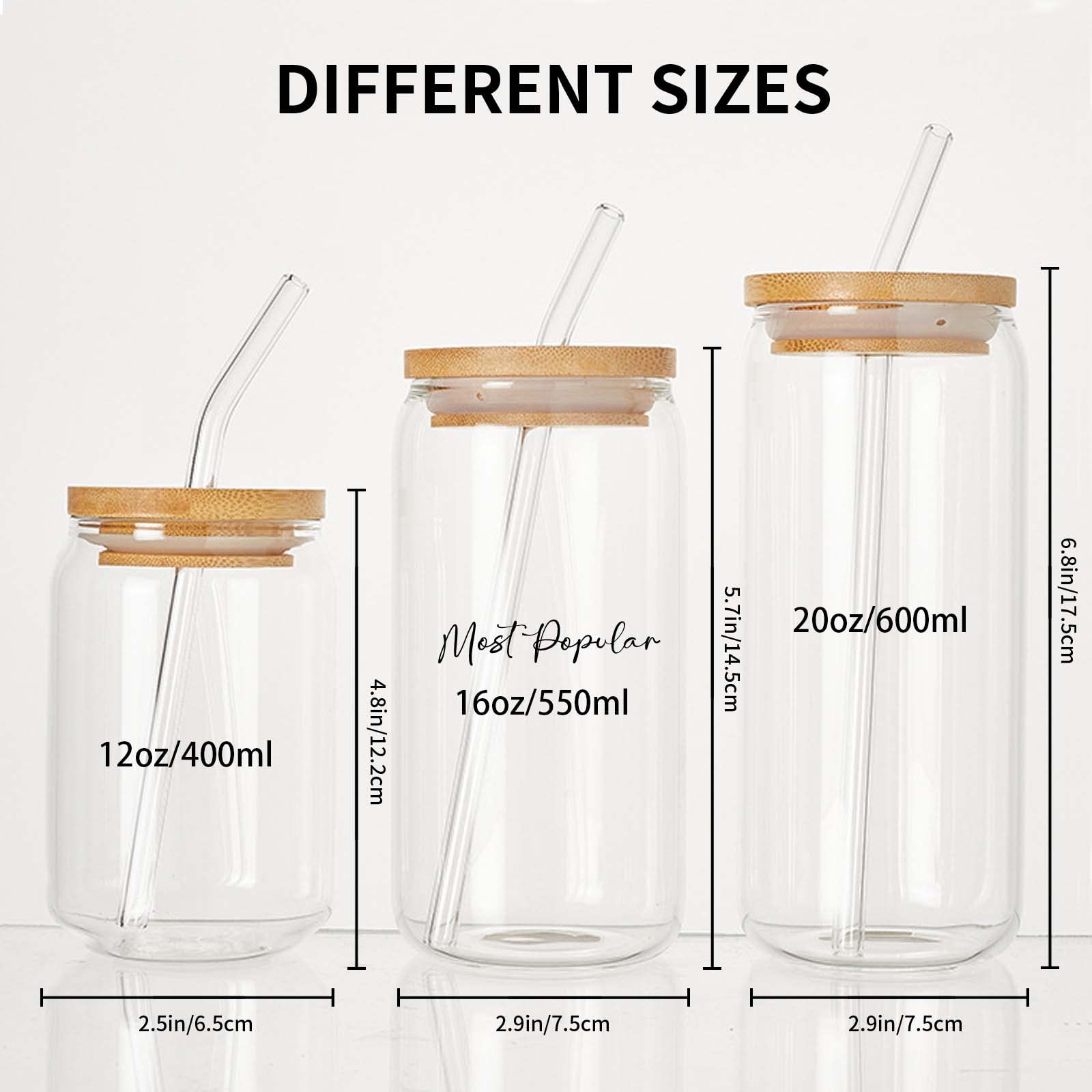 Personalized Iced Coffee Glass Tumbler