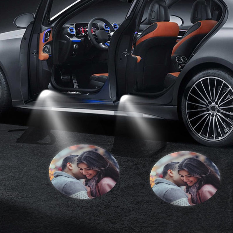 🚗Custom Car Door Light,Personalized Photo,Door Light Projector