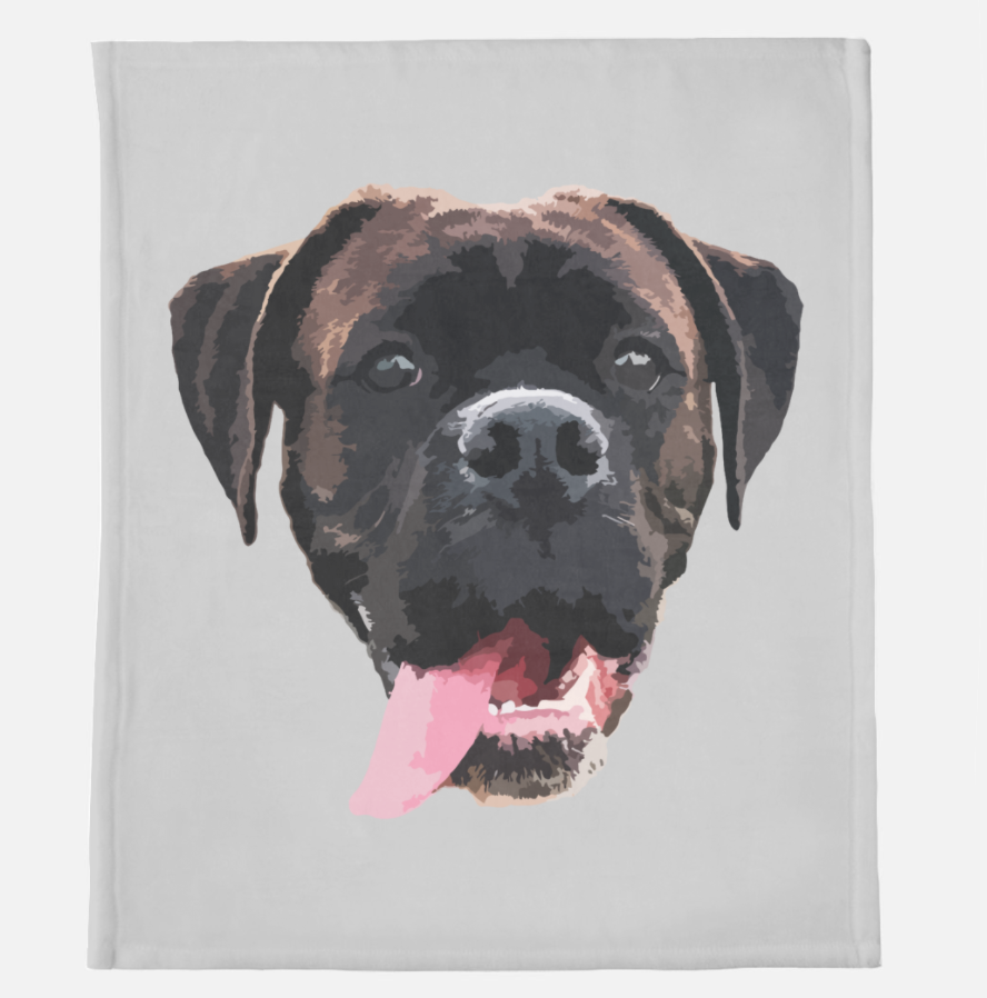 Custom Pet Fleece Blanket