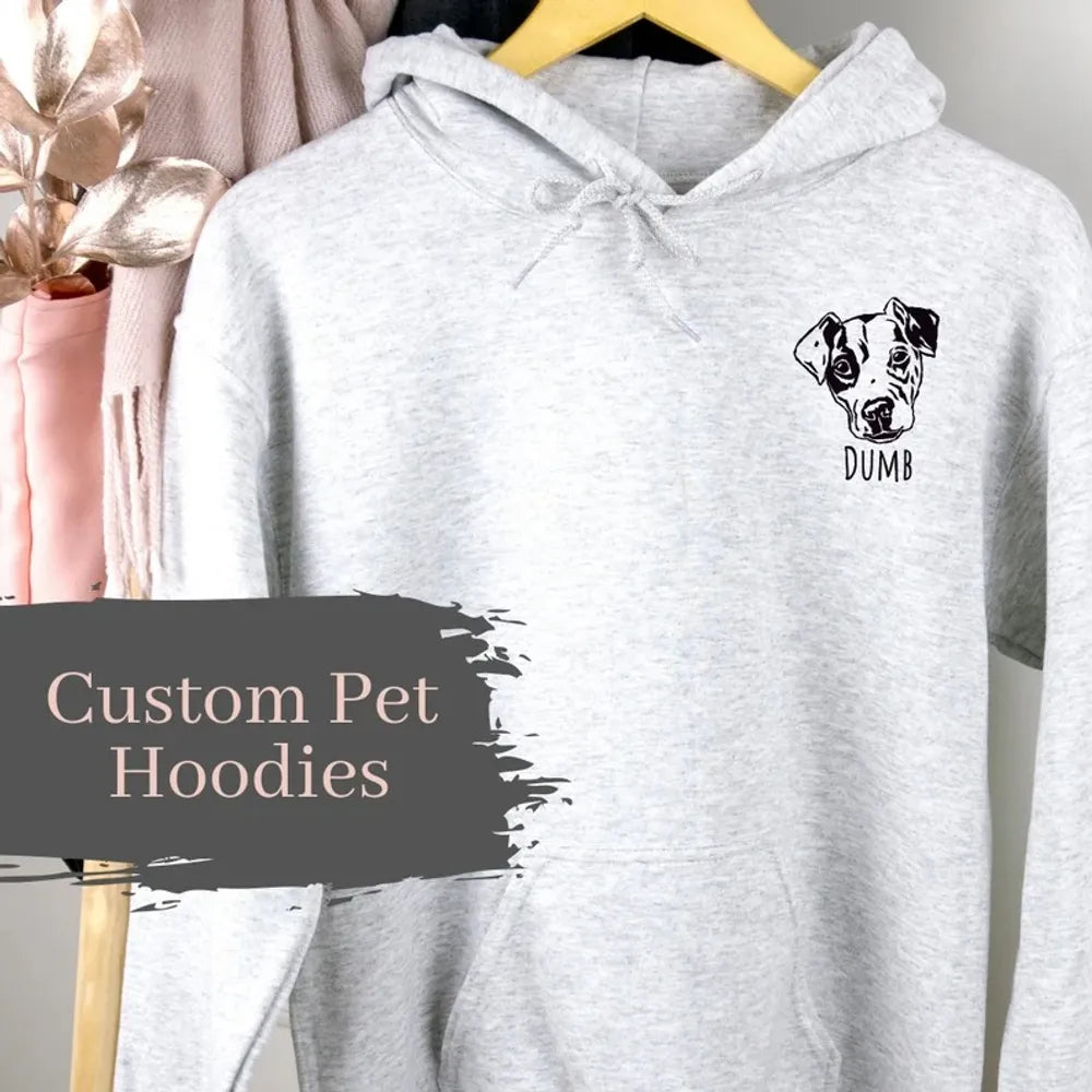 Custom Pet Face Portrait Shirt,Hoodir,Sweatshirt-Best Gift For Pet Lover