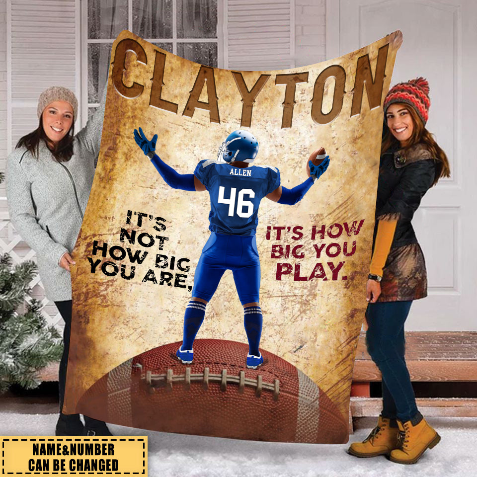 Personalized American Football Blanket-Gift For American Football Lovers&Players