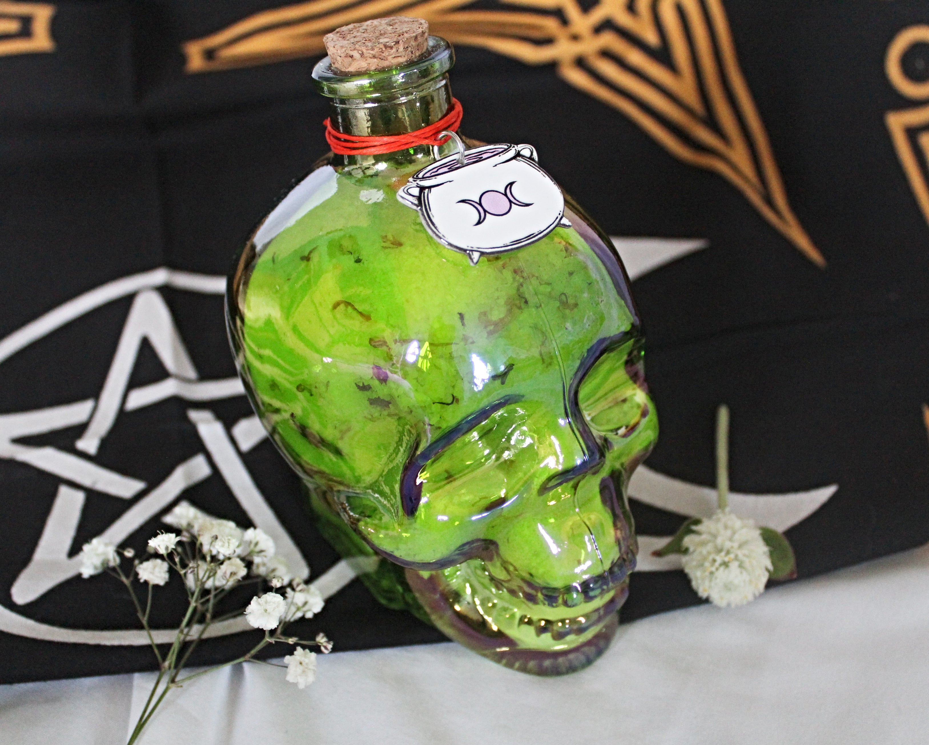 Skull Potion Bottle Bath Salts