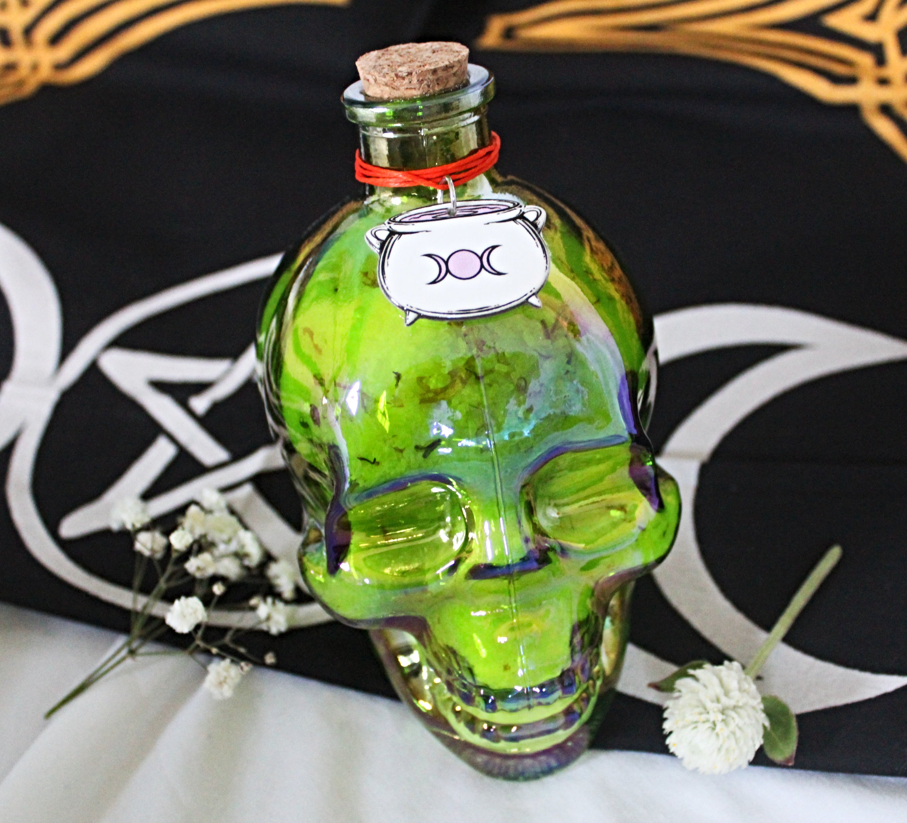 Skull Potion Bottle Bath Salts