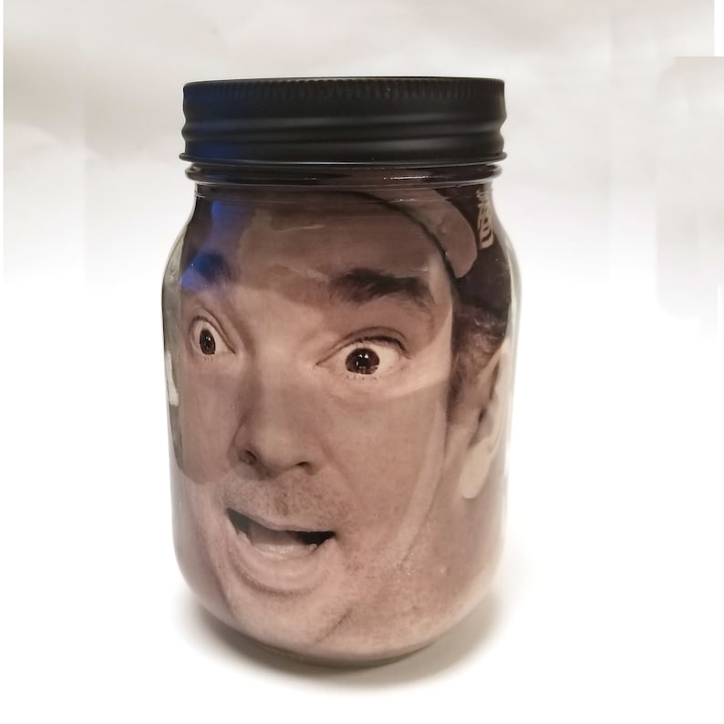 Halloween Decoration YOUR FACE in jar, Scary Halloween Décor