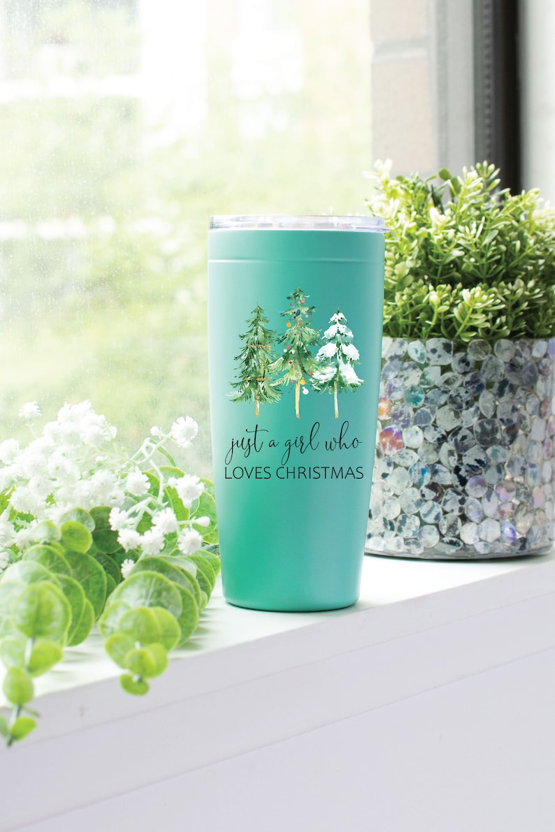 Christmas Loving Girl tumbler