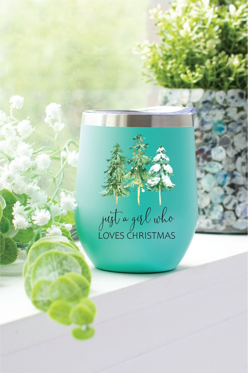 Christmas Loving Girl tumbler