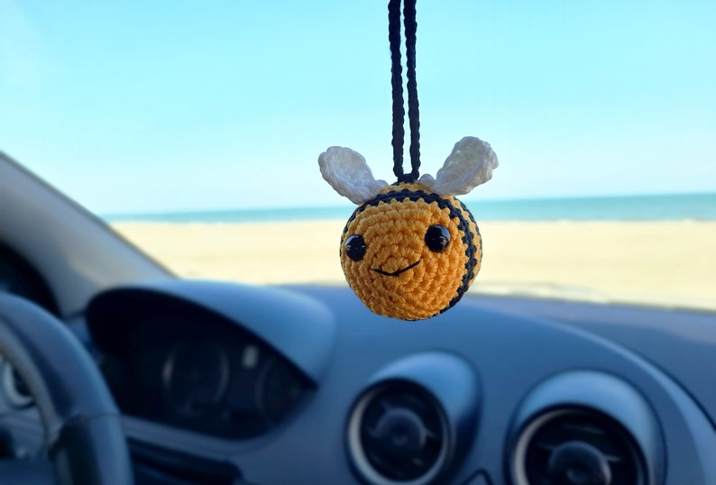 BUMBLEBEE Car Accessories For Women, Car Decor, Car Charm, Rear View Mirror, Car Hanging  Accessory, Spring Decor, Car Ornament