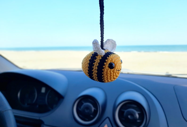 BUMBLEBEE Car Accessories For Women, Car Decor, Car Charm, Rear View Mirror, Car Hanging  Accessory, Spring Decor, Car Ornament