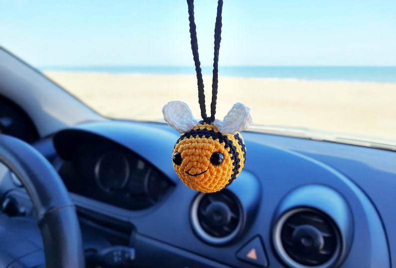 BUMBLEBEE Car Accessories For Women, Car Decor, Car Charm, Rear View Mirror, Car Hanging  Accessory, Spring Decor, Car Ornament