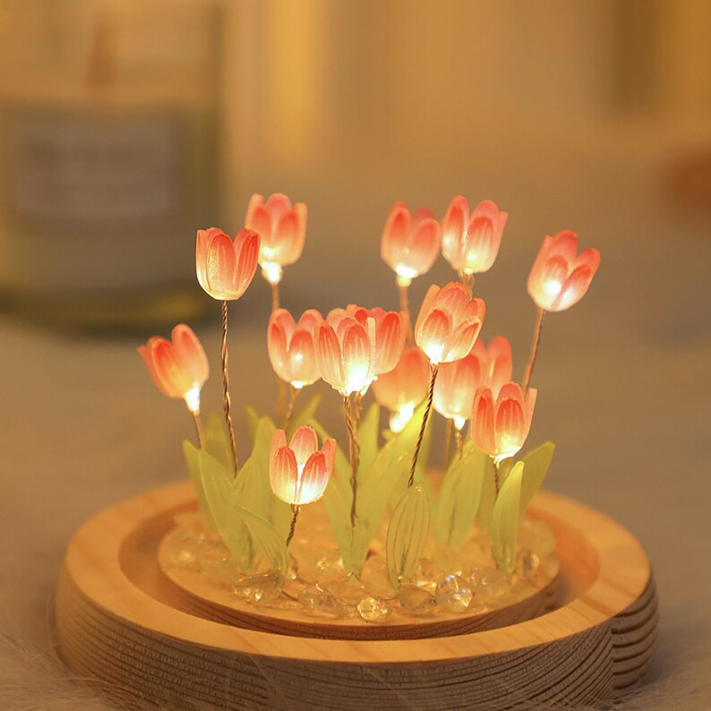 DIY Tulip Night Light Kit-Unique Handmade Perfect Gift Idea