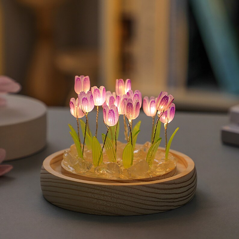 DIY Tulip Night Light Kit-Unique Handmade Perfect Gift Idea