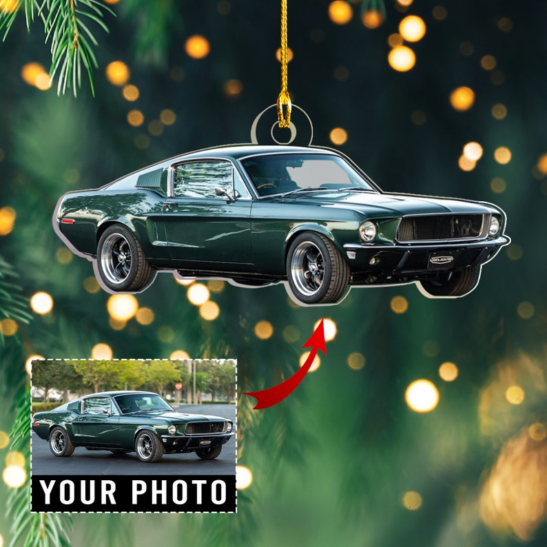 Personalized Car Photo Ornament For Christmas