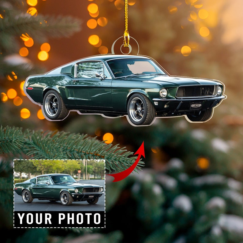 Personalized Car Photo Ornament For Christmas