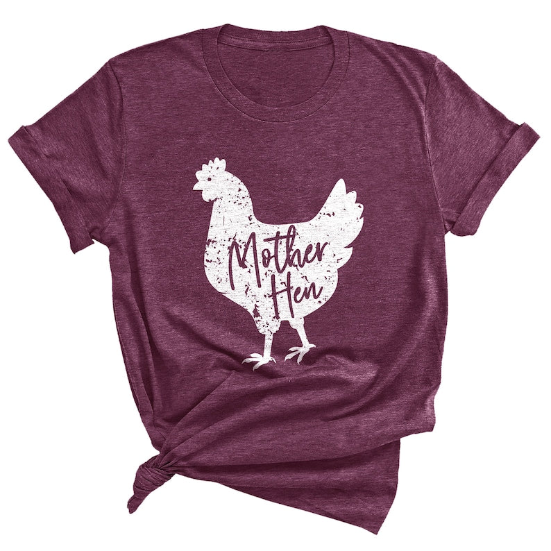 Mother Hen Shirt, Farm Life Shirt, Country Living T shirt, Mothers Day Gift