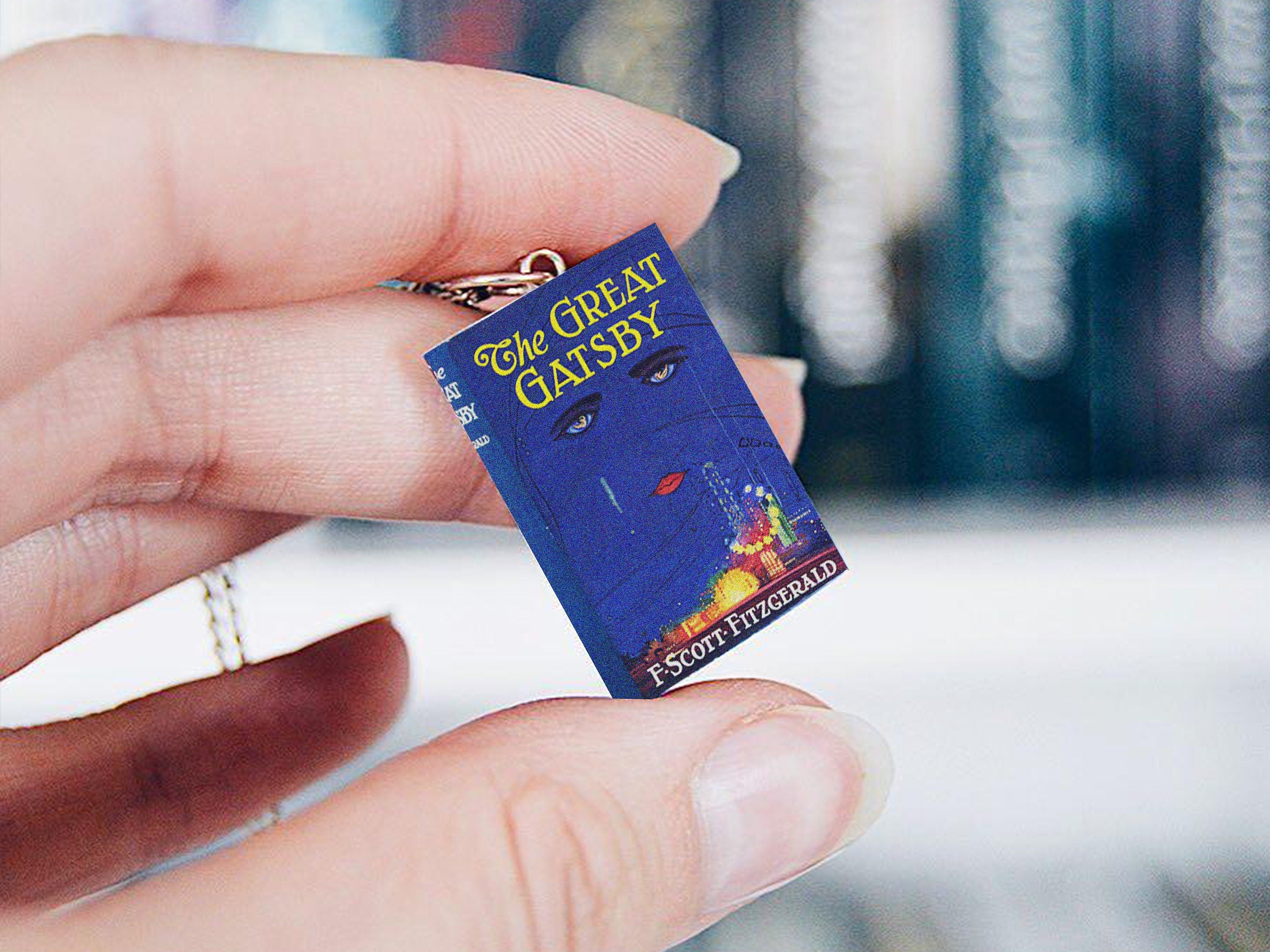 Locket Necklace Miniature Book | Custom Author Gift Pendant