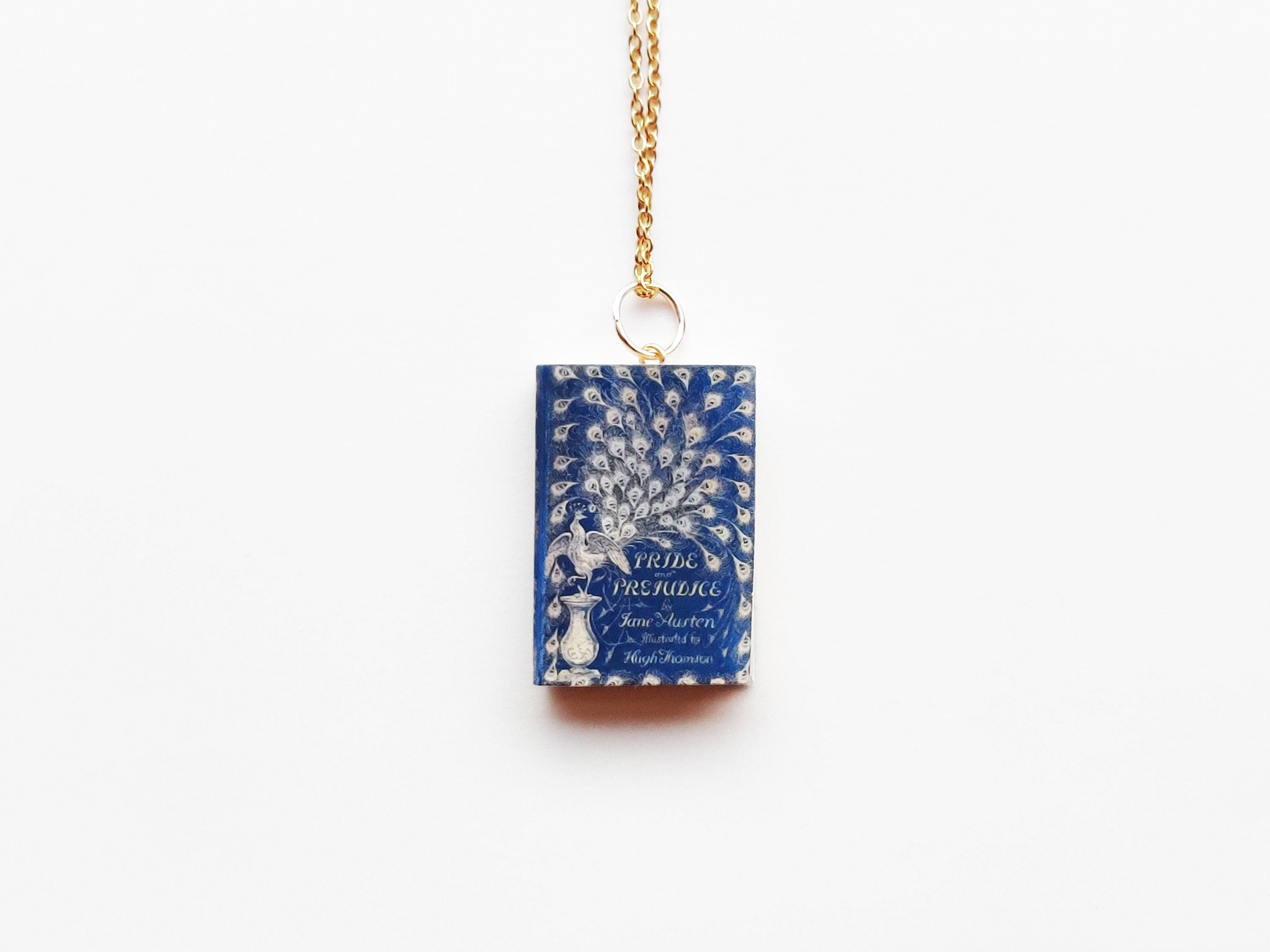 Locket Necklace Miniature Book | Custom Author Gift Pendant