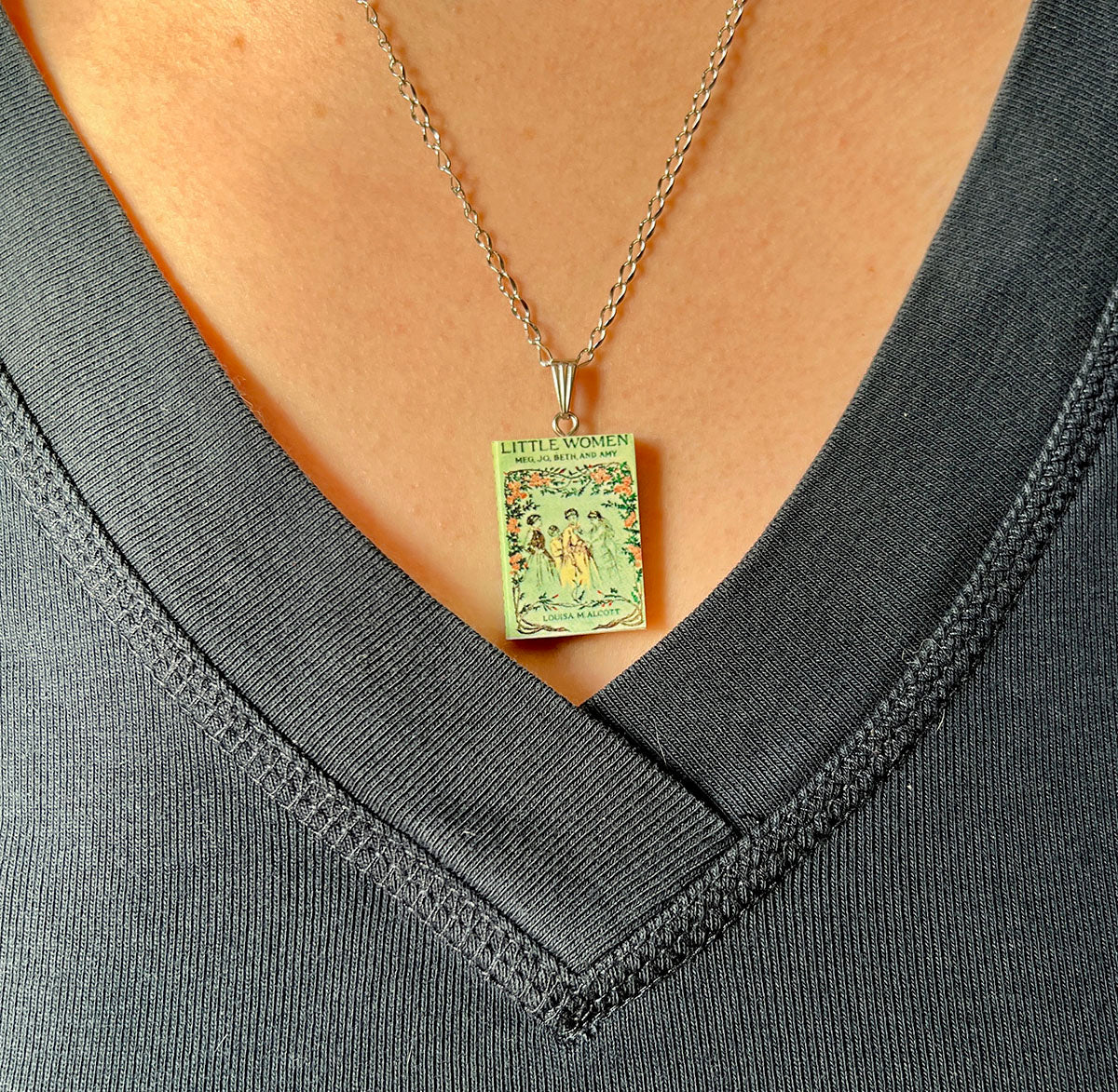 Mini Book NECKLACE Book Lovers wear your favorite book!!