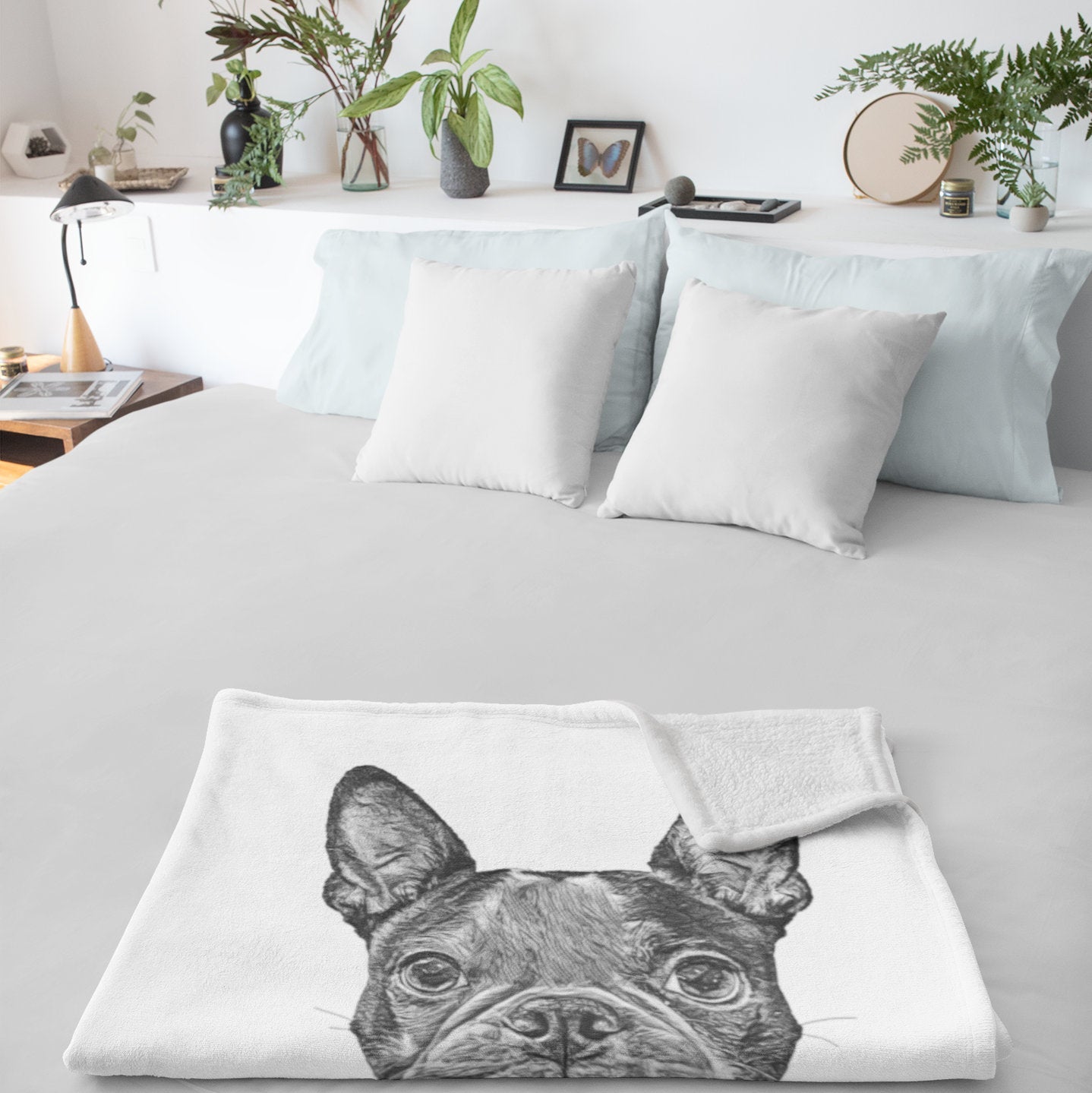 Custom Pet Pen Art Portrait Blanket