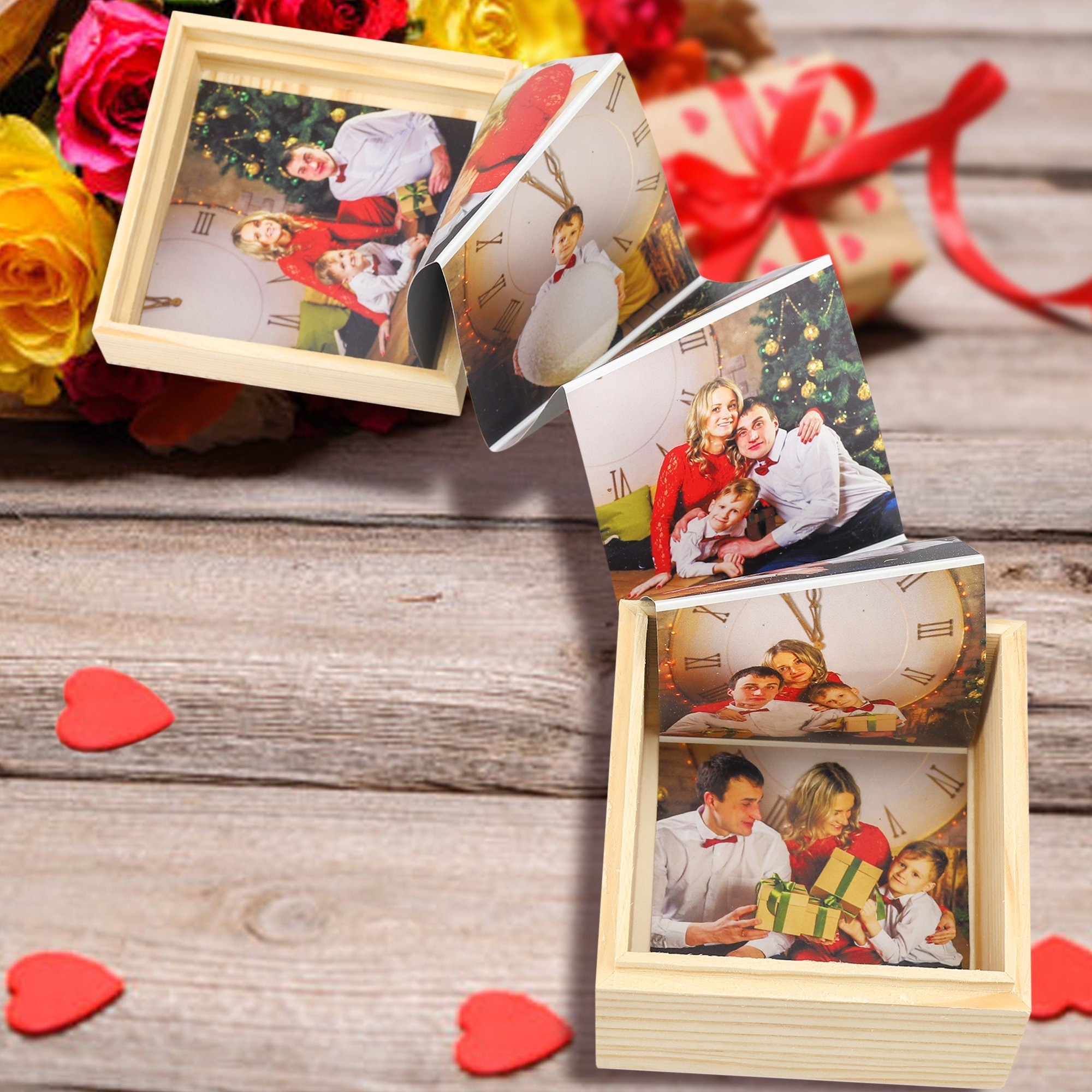 Personalised Pull Out Photo Album Token Gift