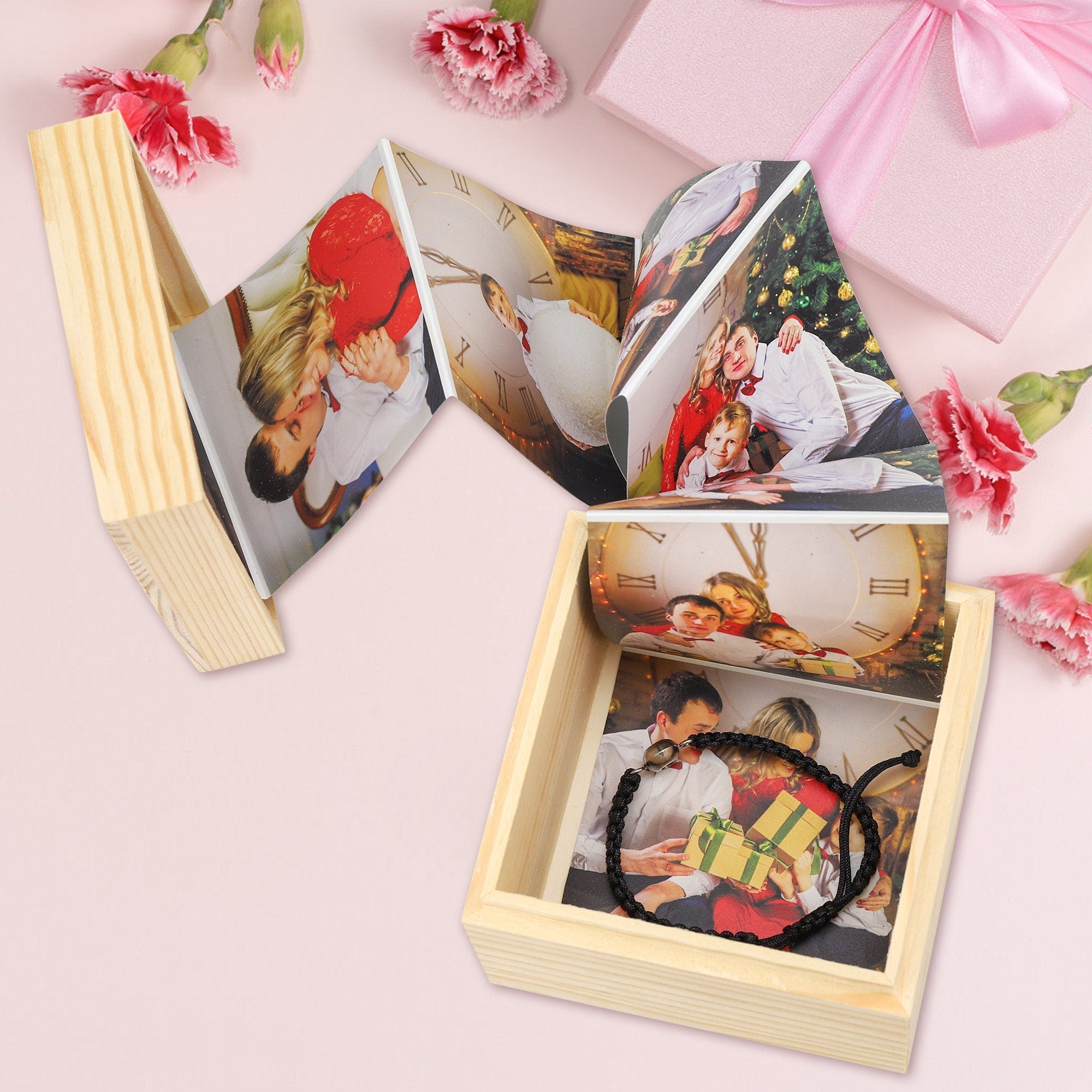 Personalised Pull Out Photo Album Token Gift