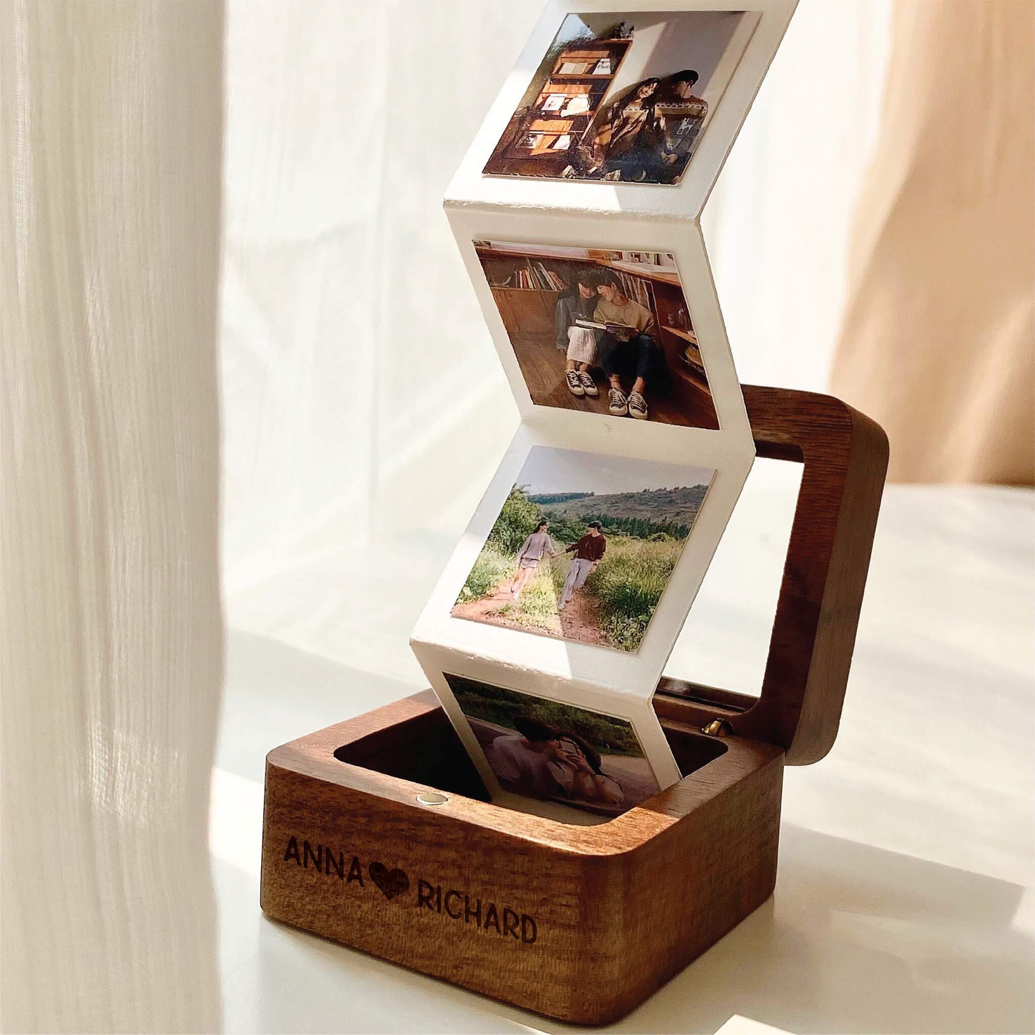 Personalised Pull Out Photo Album Token Gift