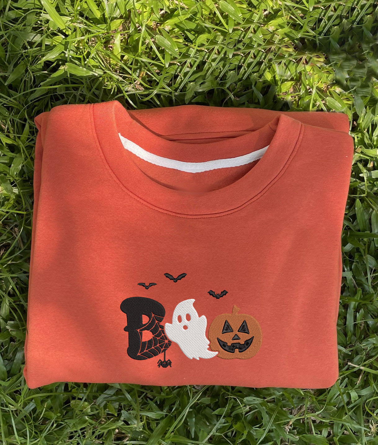 🎃Boo Halloween Embroidered Sweatshirt