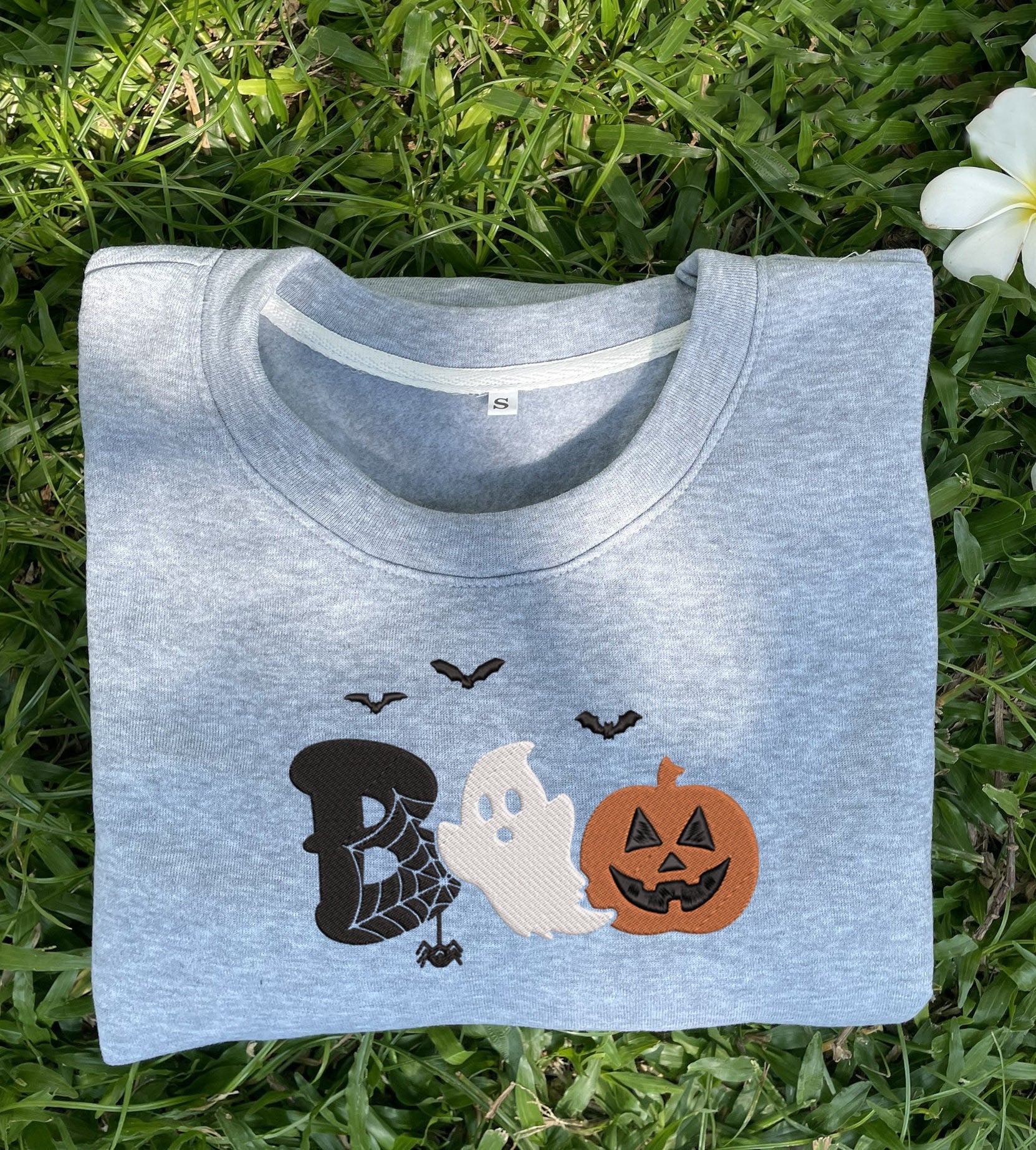 🎃Boo Halloween Embroidered Sweatshirt